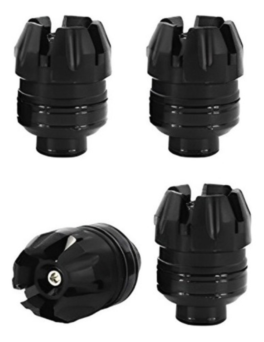 Slider Eje Llanta Universal Motocicleta 4pcs negro
