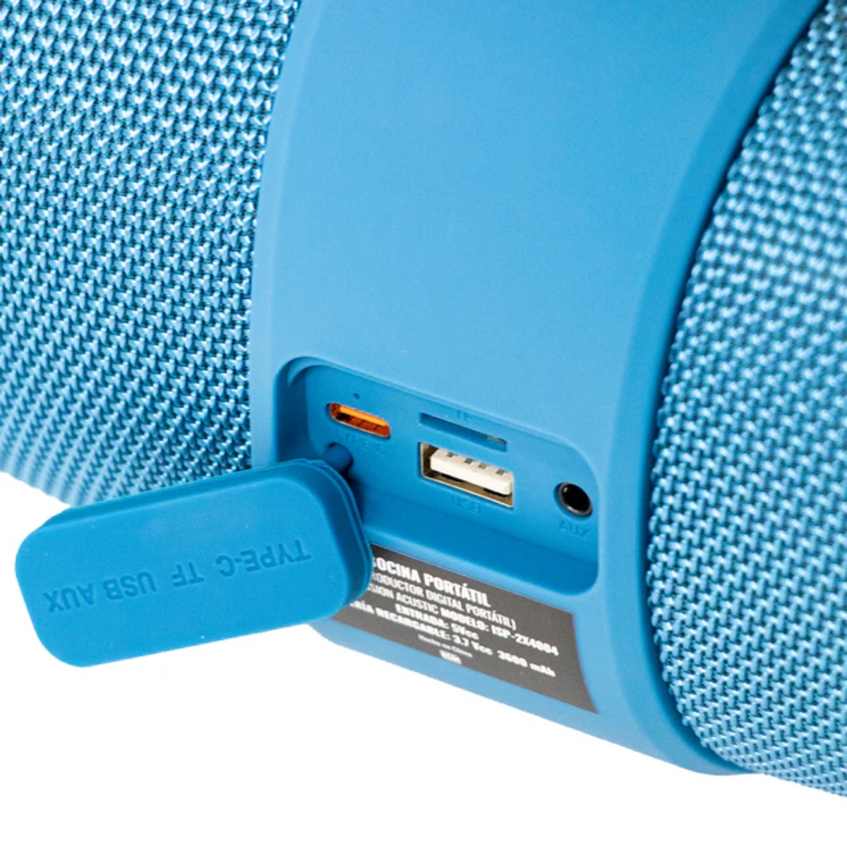Bocina Portátil Fussion ISP-2X4004 Strong Sound 2X4" 20W RMS Azul ENDY2