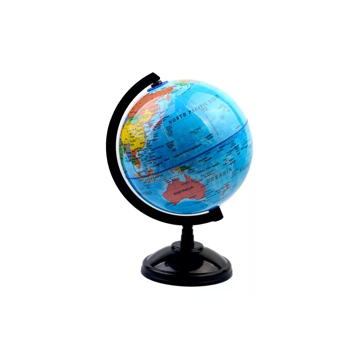Globo Terráqueo Giratorio Didáctico Español Mapa Mundo 11cm