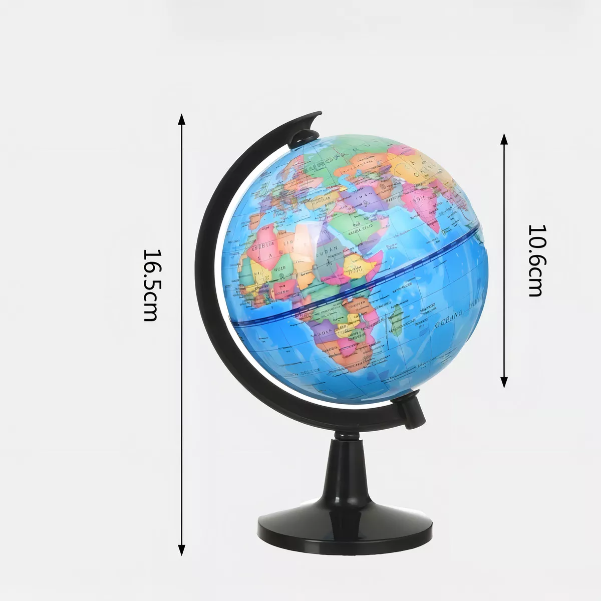 Globo Terráqueo Giratorio Didáctico Español Mapa Mundo 11cm