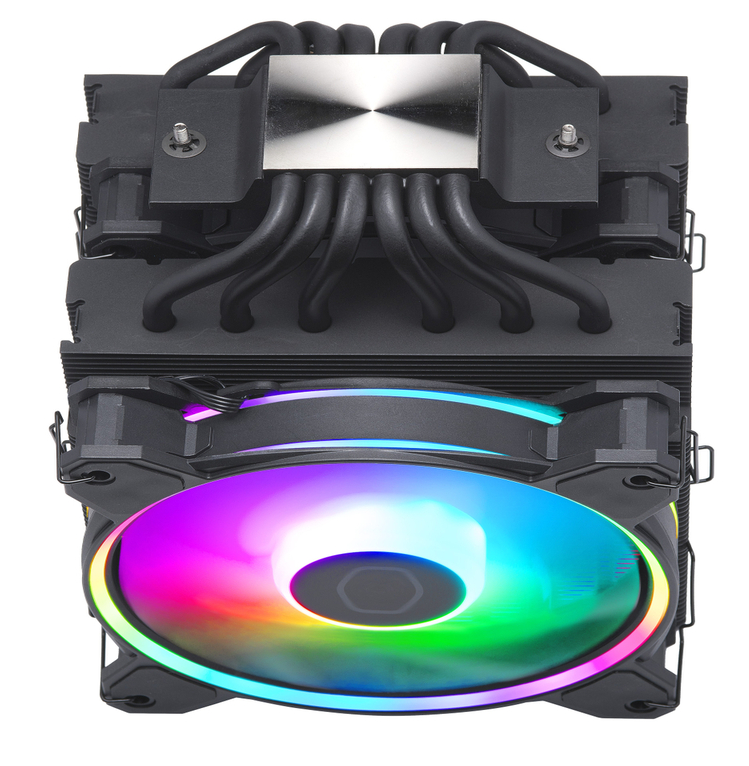 Disipador CPU Cooler Master Hyper 212 Pro, 120mm, hasta 2500RPM, Negro.