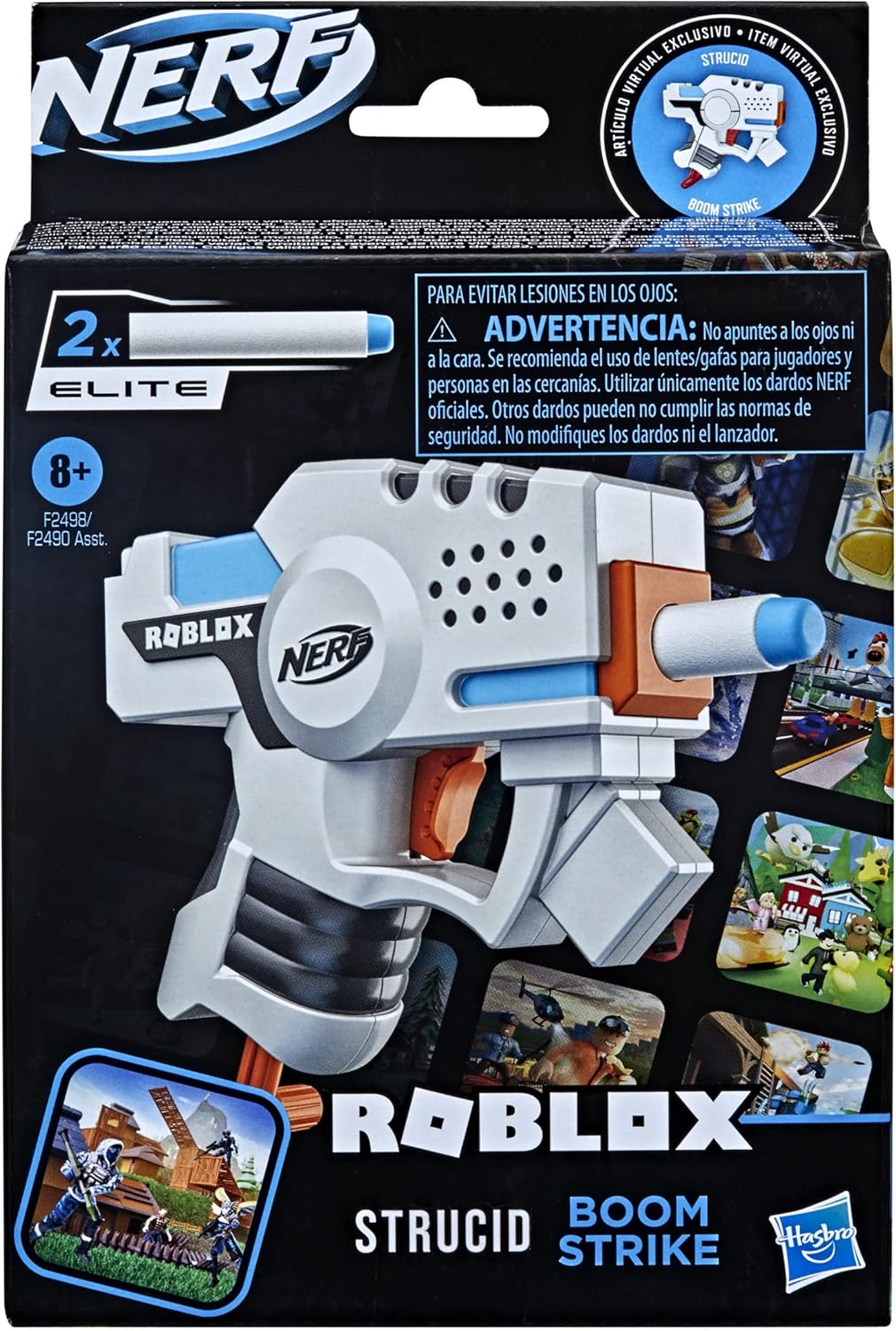 Nerf Roblox Strucid Boom Strike 2 Dardos Elite Hasbro