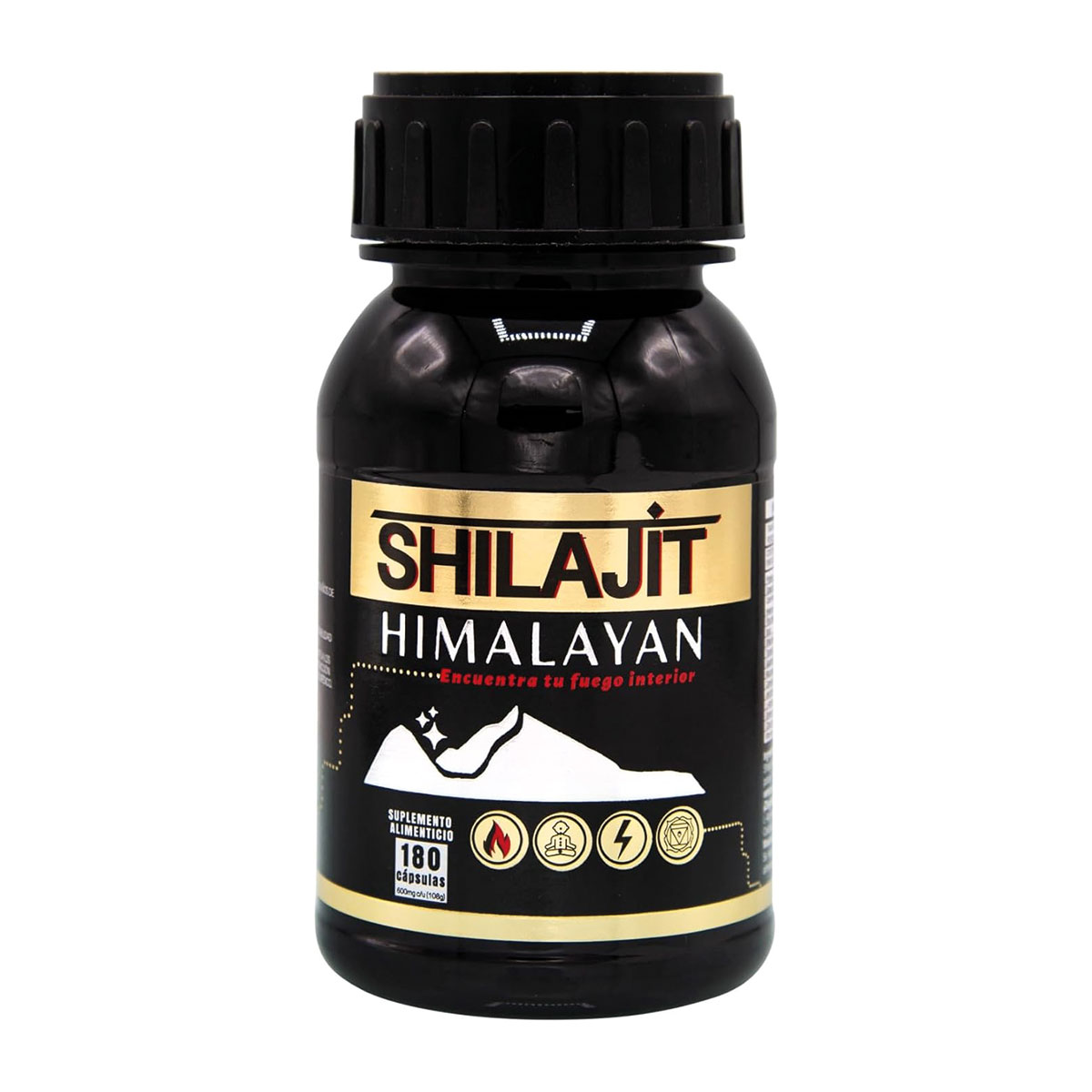 BDM LAB Shilajit Puro del Himalaya 180 Cápsulas con Tongkat Ali, Maca y L-Arginia, Suplemento para Vitalidad y Salud Sexual