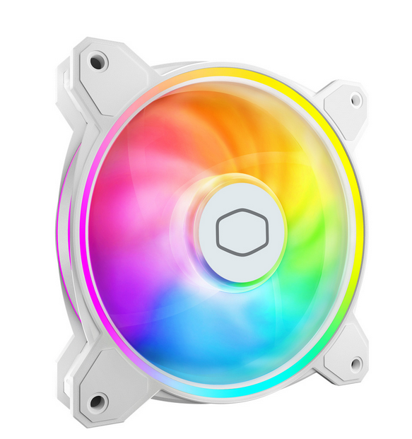 Ventilador Cooler Master MasterFan MF120 HALO², 120mm, 2050RPM, Blanco.