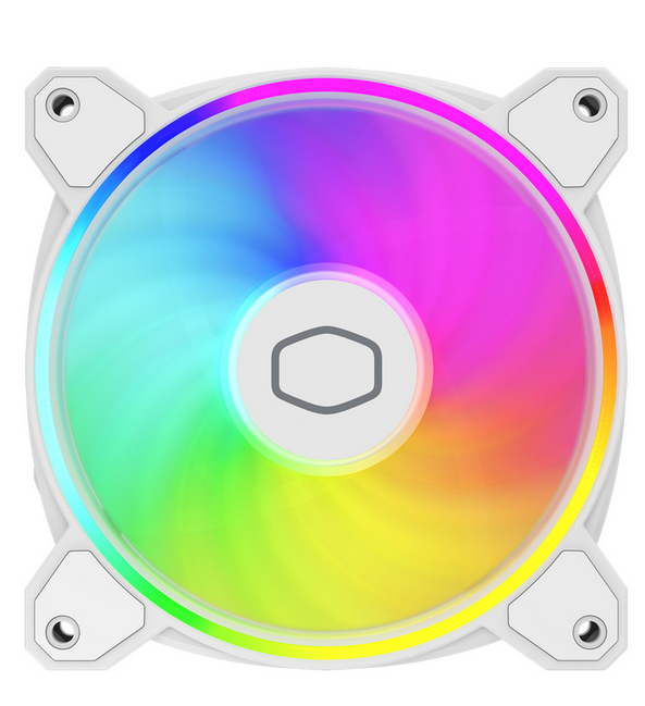 Ventilador Cooler Master MasterFan MF120 HALO², 120mm, 2050RPM, Blanco.