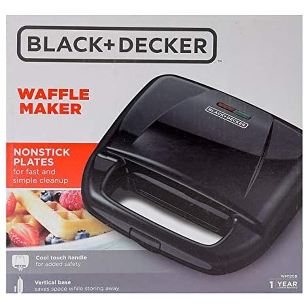 Waflera Electrica Black+Decker Cocina Para 2 Wafles Cuadrados