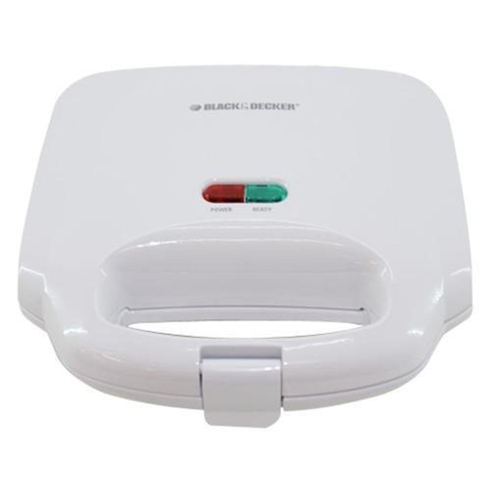 Sandwichera 2 Panes Black+Decker SM1000W Luz Indicadora