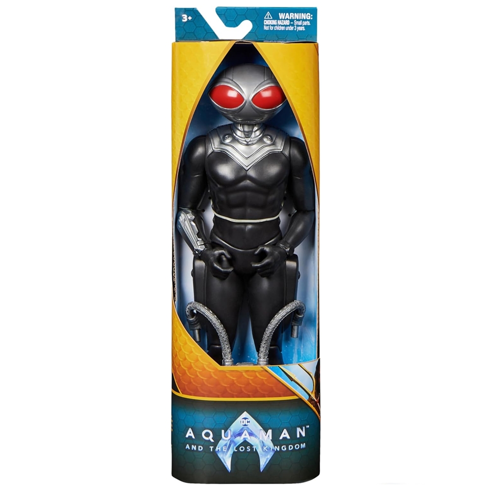 Pack de Figura Aquaman Y Black Manta Heroe Dc Super Spin Master 30cm Liga Justicia