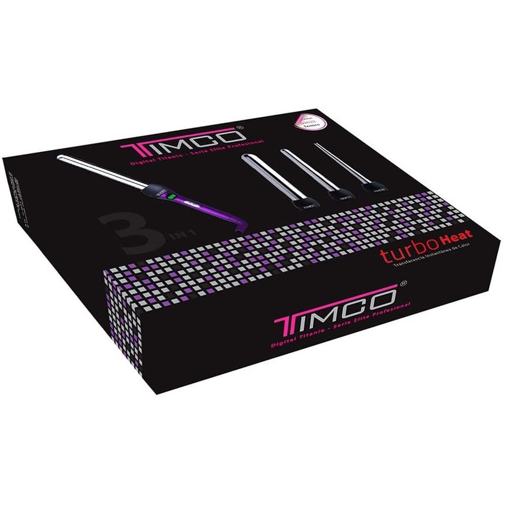 Rizadora Ferro Timco Tc-Xf3 3 Puntas Titanium Ion