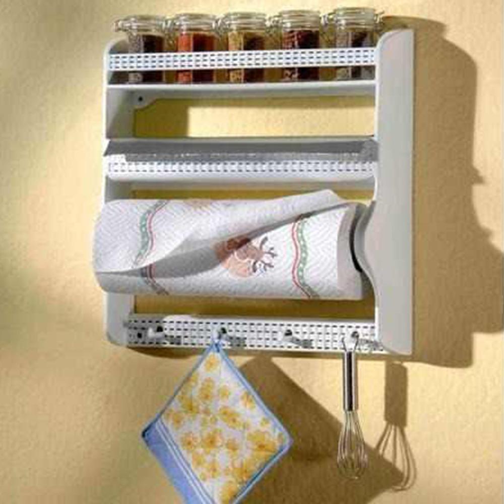 Portarollo Organizador Especias Rollo Papel Aluminio Cocina