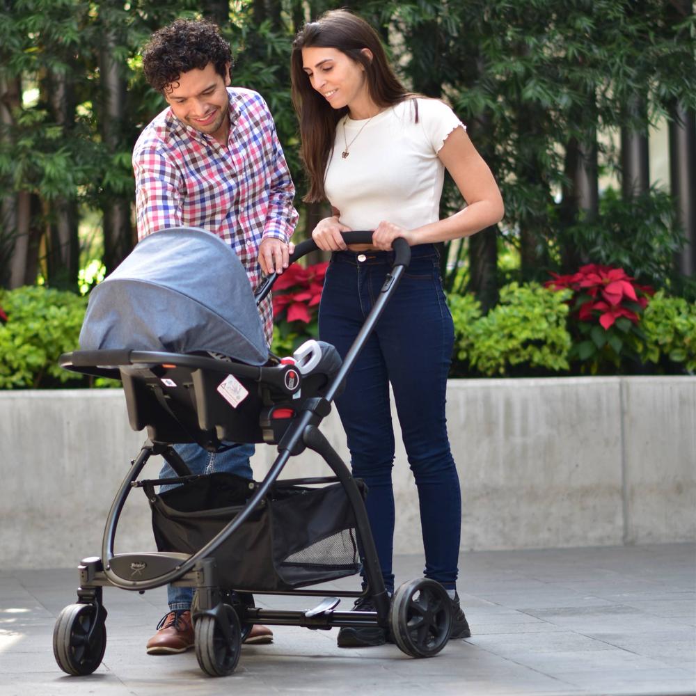 CARRIOLA BEBE PRINSEL PRIMA CON PORTABEBE TS AZUL
