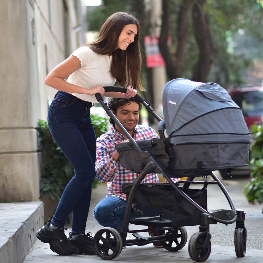 CARRIOLA BEBE PRINSEL PRIMA CON PORTABEBE TS AZUL