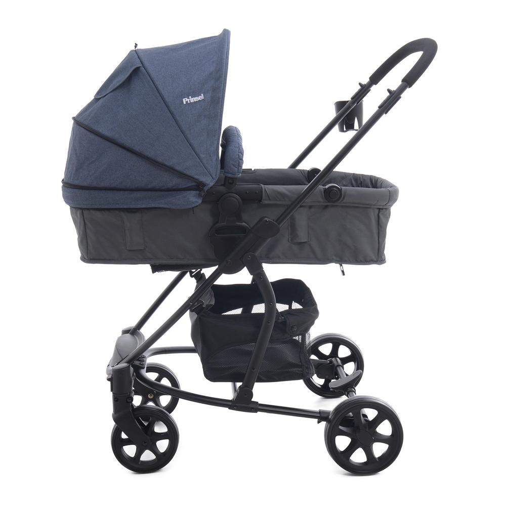 CARRIOLA BEBE PRINSEL PRIMA CON PORTABEBE TS AZUL