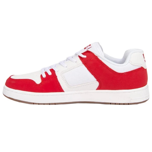 Tenis DC Shoes Manteca 4 Sn Mx Blanco/rojo Hombre Tallas #25 al #29