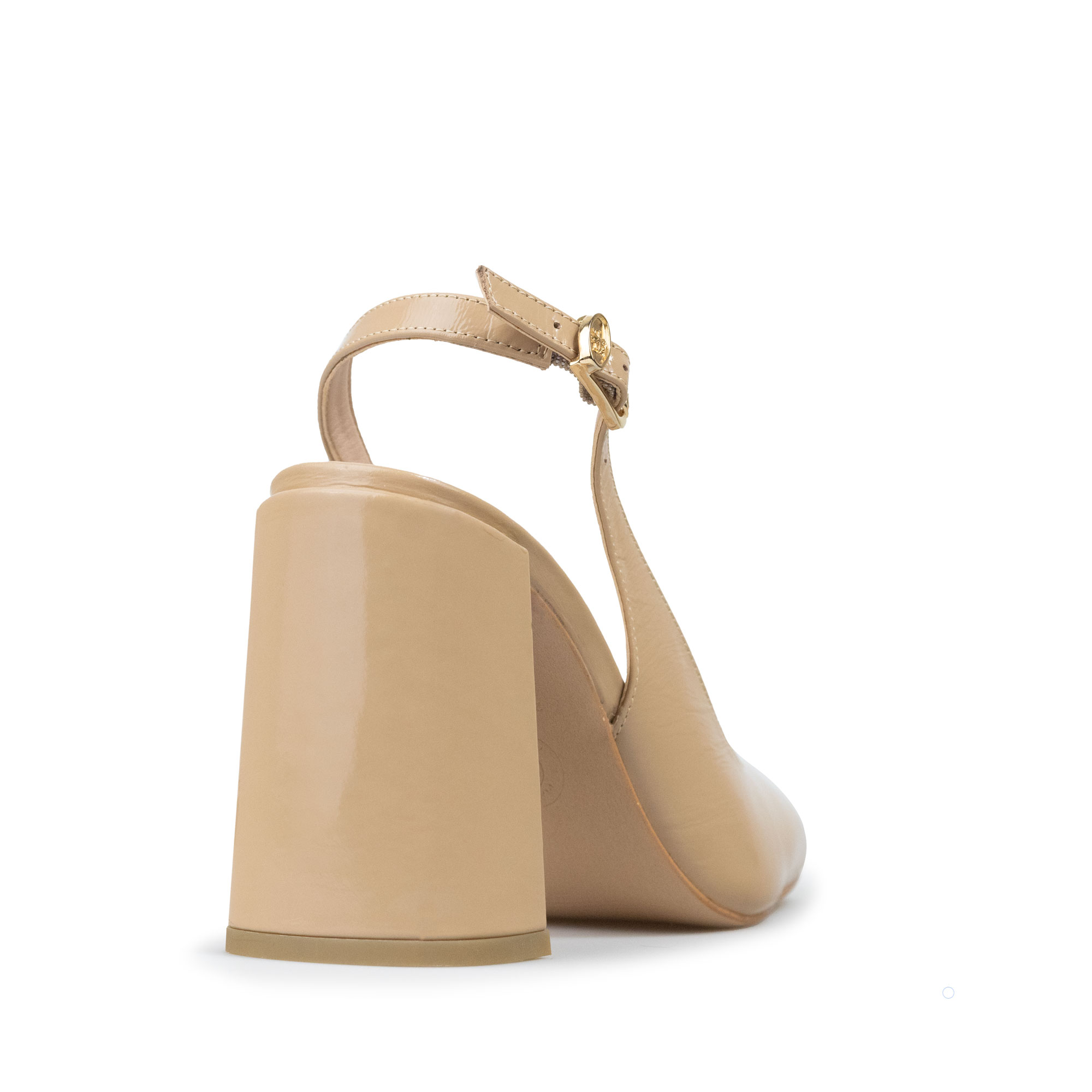 Zapatillas De Piel Con Tacón Ancho Davenia Para Dama Greta