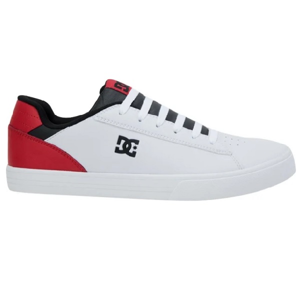 Tenis DC Shoes Notch Mx Blanco/negro/rojo Hombre Tallas #25 al #29