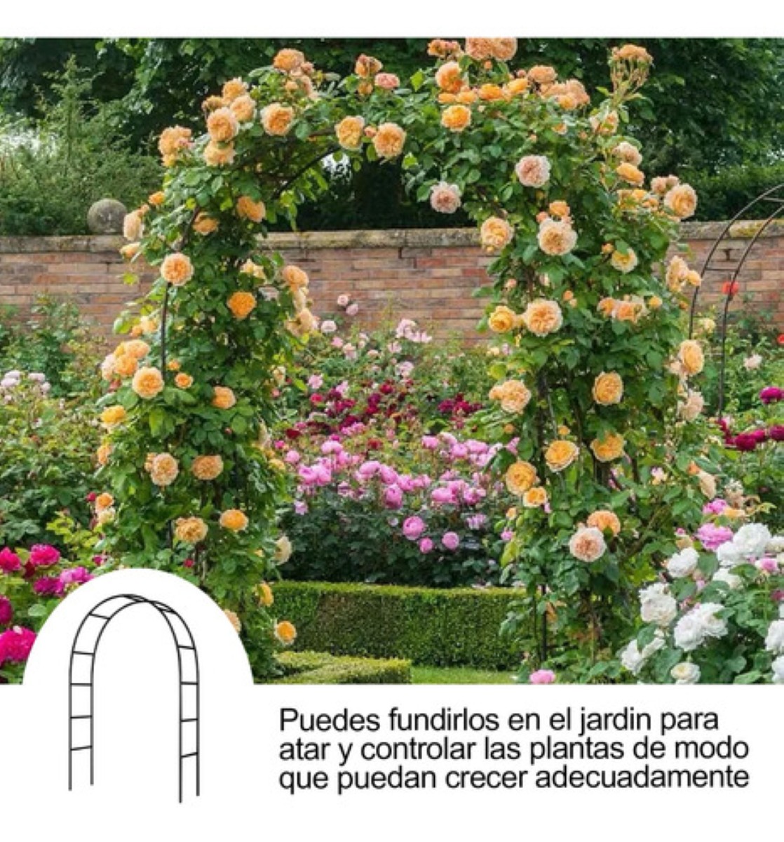 Arco De Boda Decoracion Plantas Fiesta Metal Con Base 2.4m negro