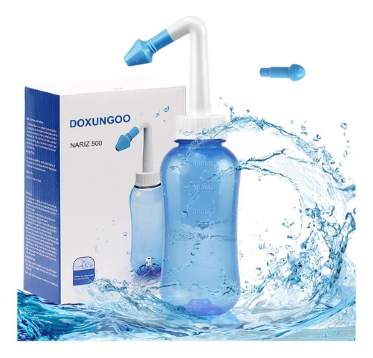 Nuevo Lavado Nasal 500ml Irrigador Nasales azul 