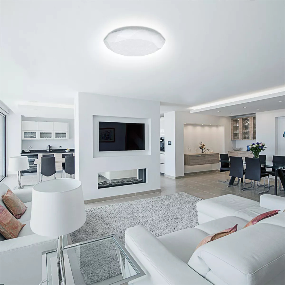 Lampara De Techo Sobreponer Led 18w Luminaria Plafon