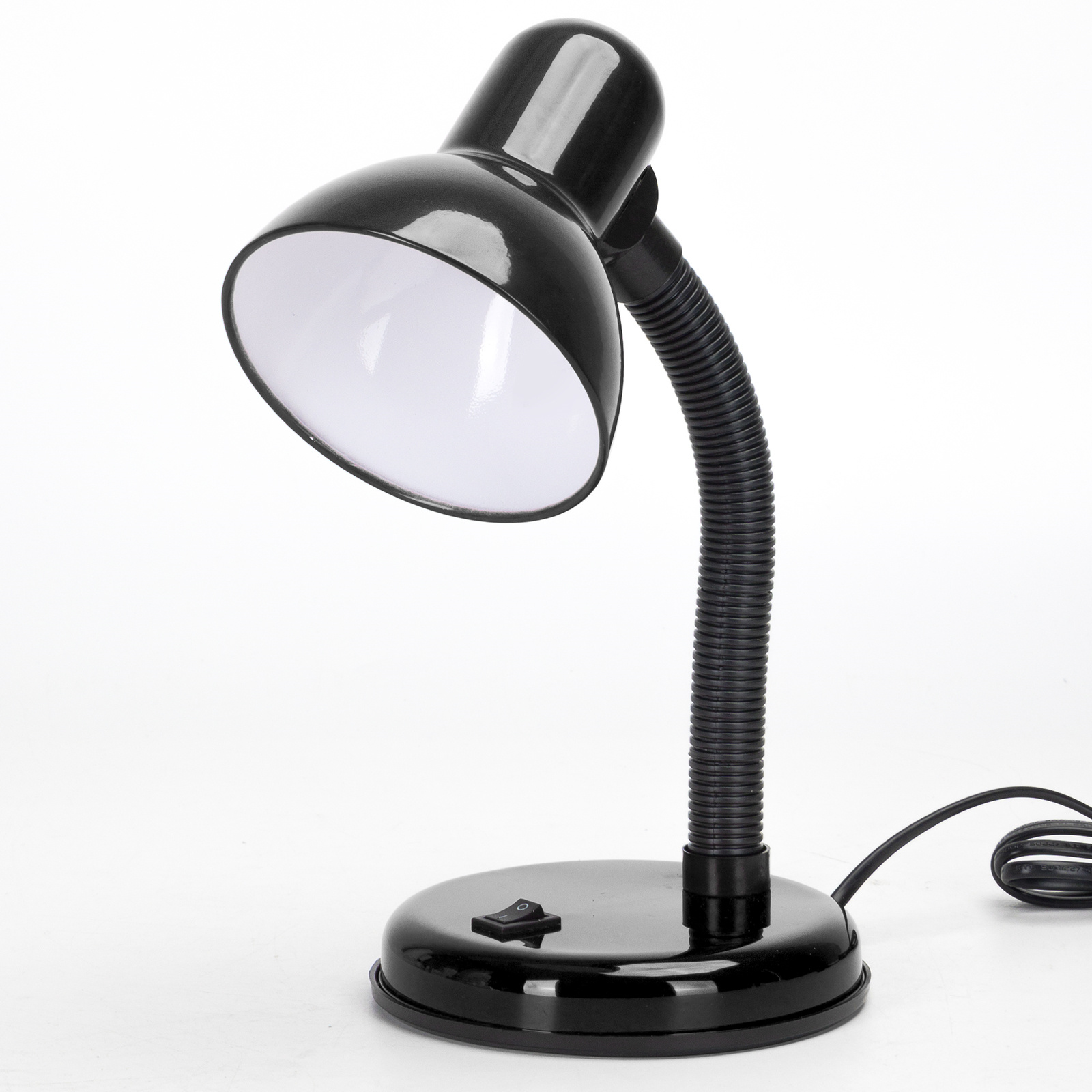  lámpara de mesa para lectura ajustable 360°, compatible con bombillas de casquillo E27, ideal para oficina o lectura, Aigostar