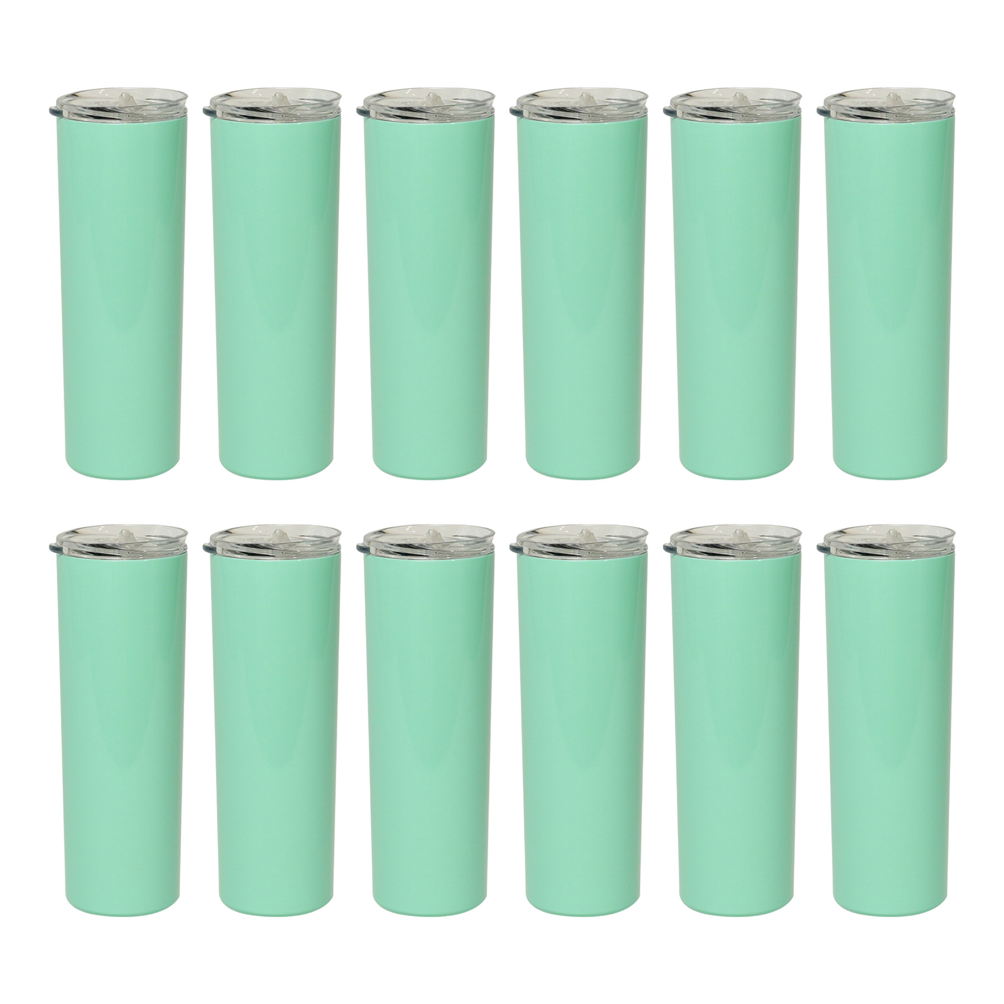 Paquete 12 Termos Vaso Para Bebidas De Acero Inoxidable Doble Pared
