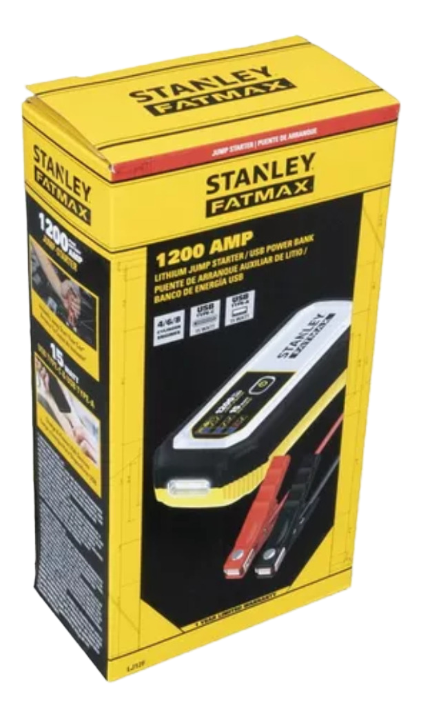 Arrancador De Batería De Litio Stanley Fatmax 1200 Amp