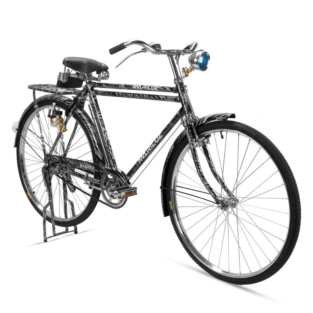 Bicicleta Turismo Rodada 28 Gris Negro Mariluz