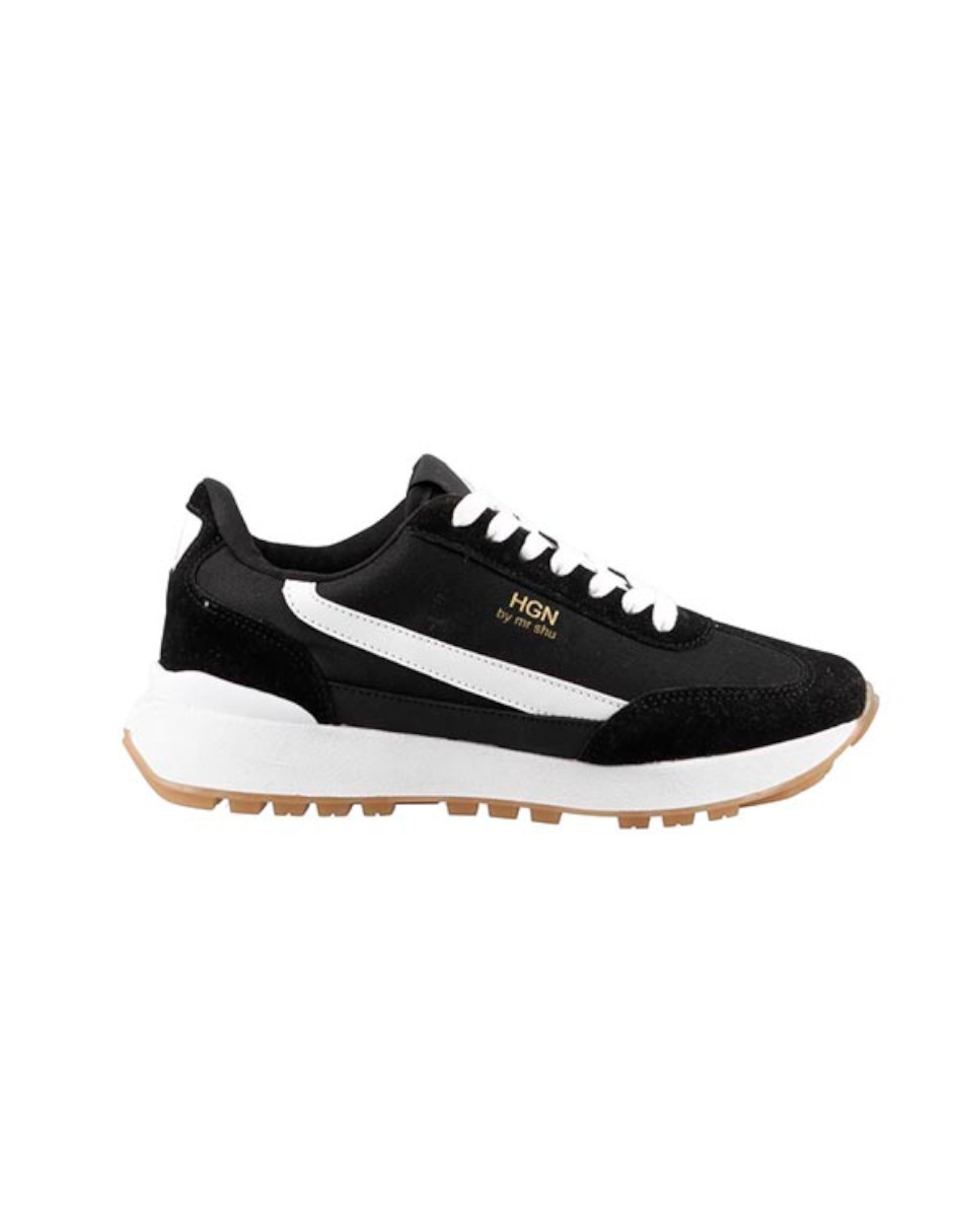 TENIS MUJER COLOR NEGRO