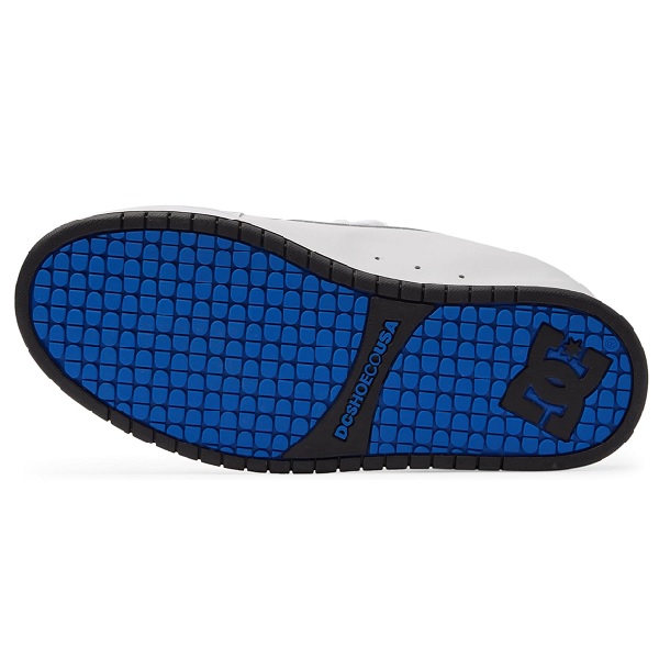 Tenis DC Shoes Court Graffik Blanco/negro/azul Hombre Tallas #25 al #29