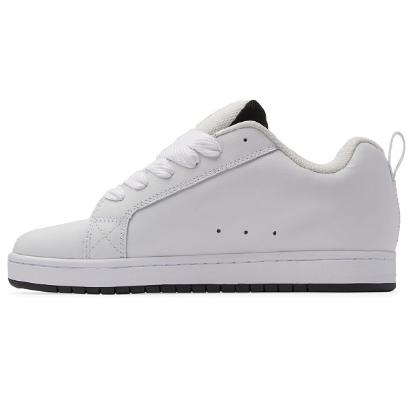 Tenis DC Shoes Court Graffik Blanco/negro/azul Hombre Tallas #25 al #29