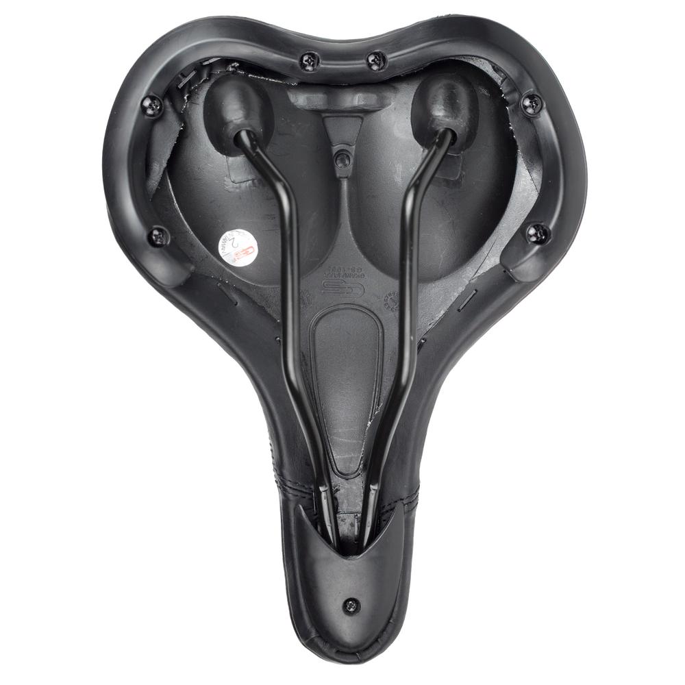 Asiento Sillin Para Bicicleta Urbana Gel Negro/Gris