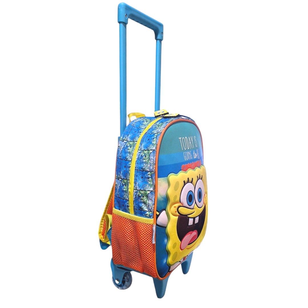 FM Mochila Chica kinder Preescolar Bob Esponja SB104K05WH