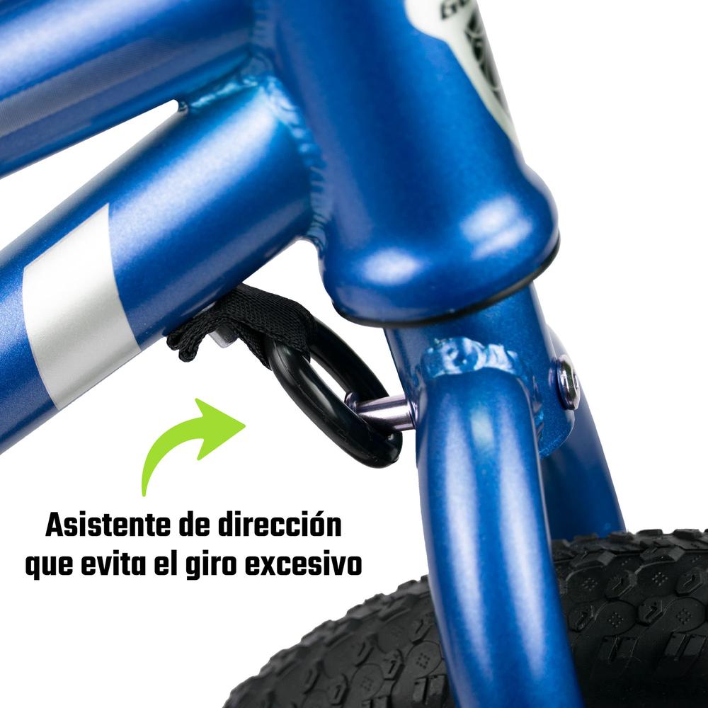Bicicleta Infantil R12 Balance Bike Azul YS7486 Gospel