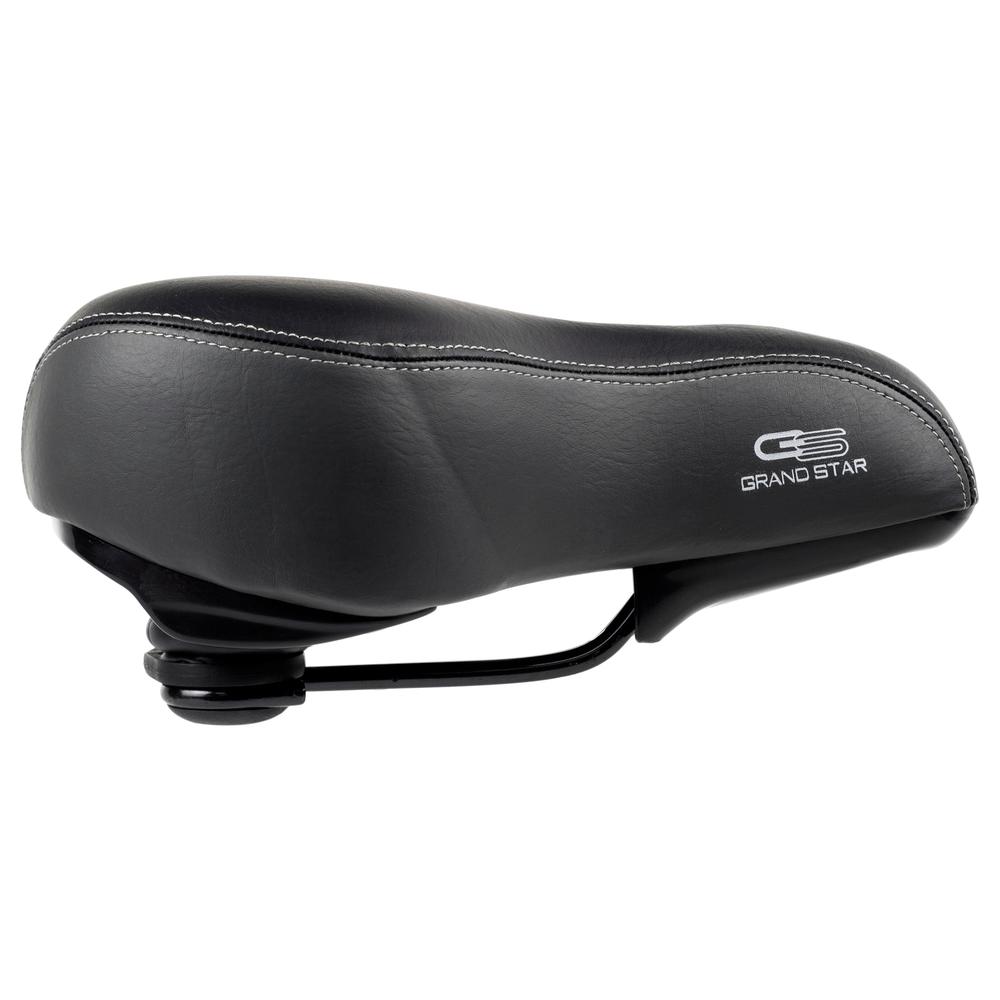 Asiento Sillin Para Bicicleta Urbana Resortes Negro/Gris