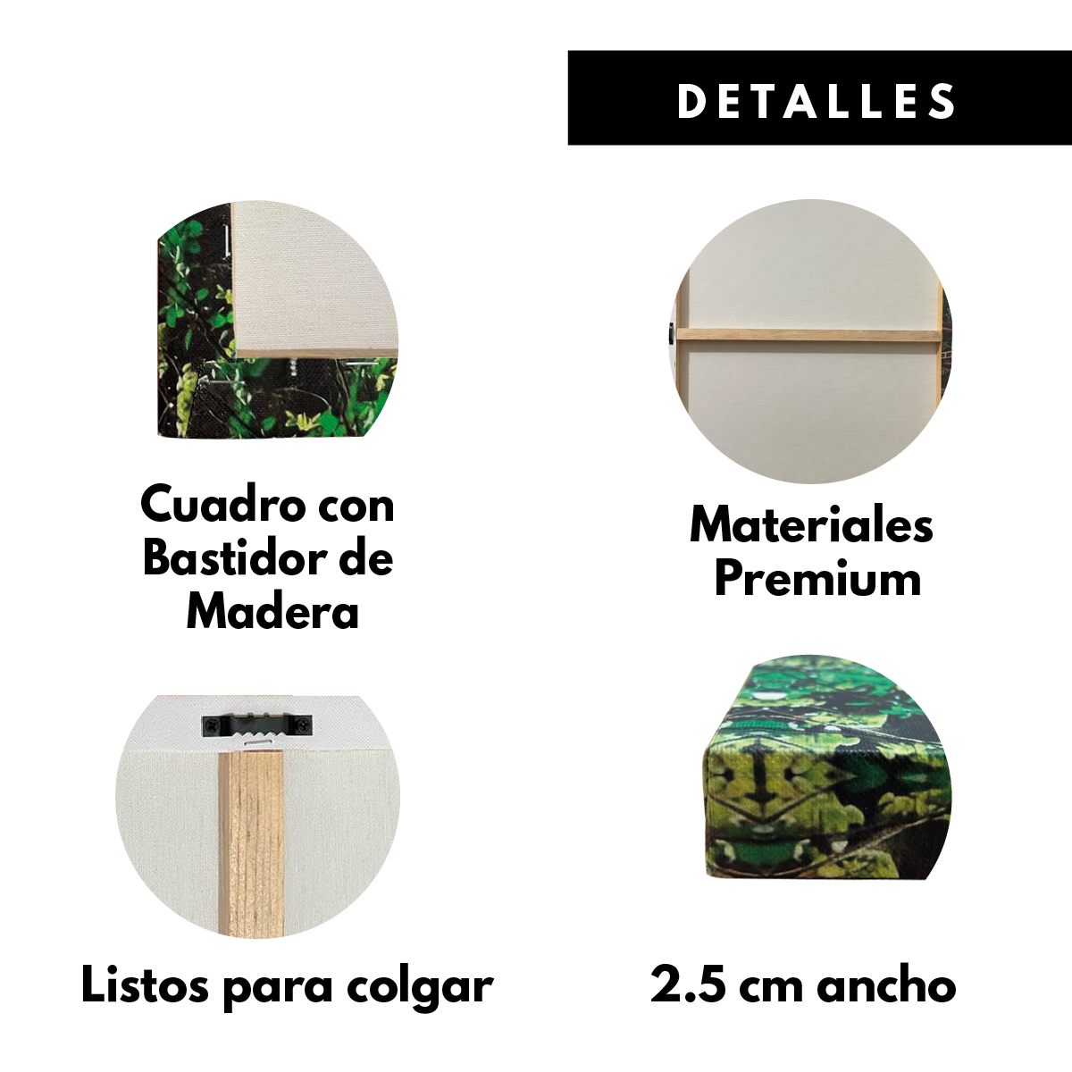 Cuadro Canva Decorativo Batalla Jedi 50X100 cm