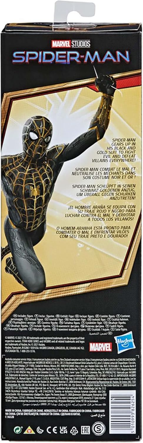 Figura Marvel Hombre Araña Negro SpiderMan F2438 Hasbro