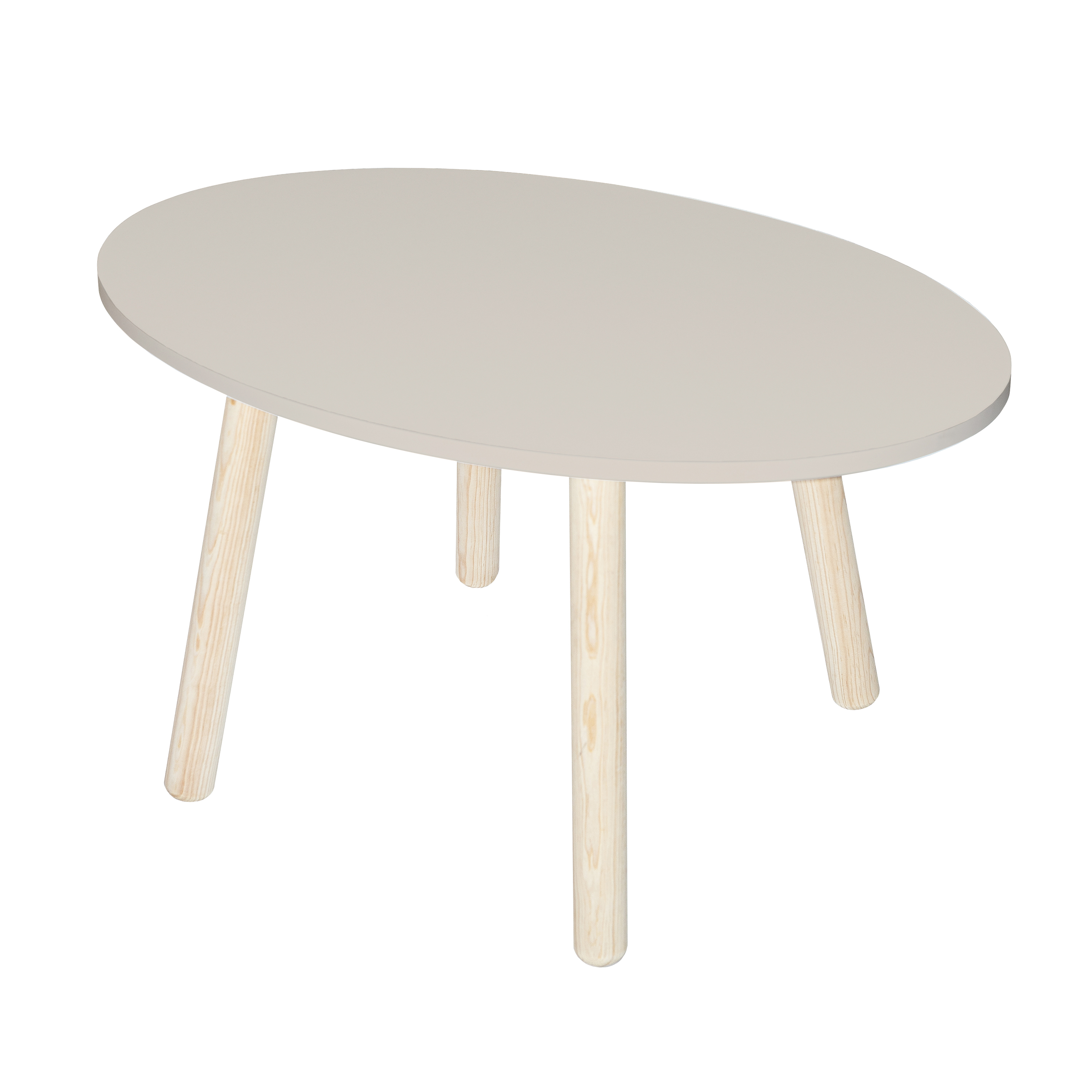 Comedor moderno para niños de preescolar, Mesa  Gris con sillas grises  - DUDUK