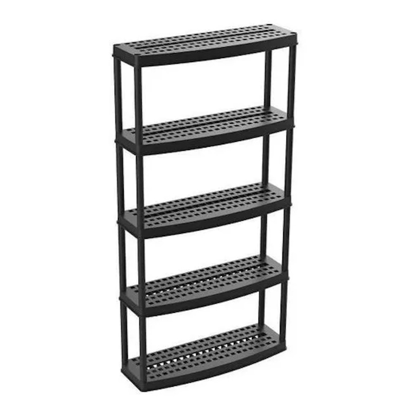 Estante Organizador 5 Niveles Modelo Pisa Color Negro Duna 