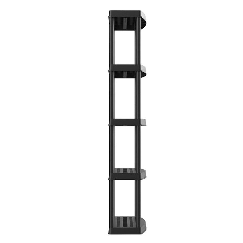 Estante Organizador 5 Niveles Modelo Pisa Color Negro Duna 