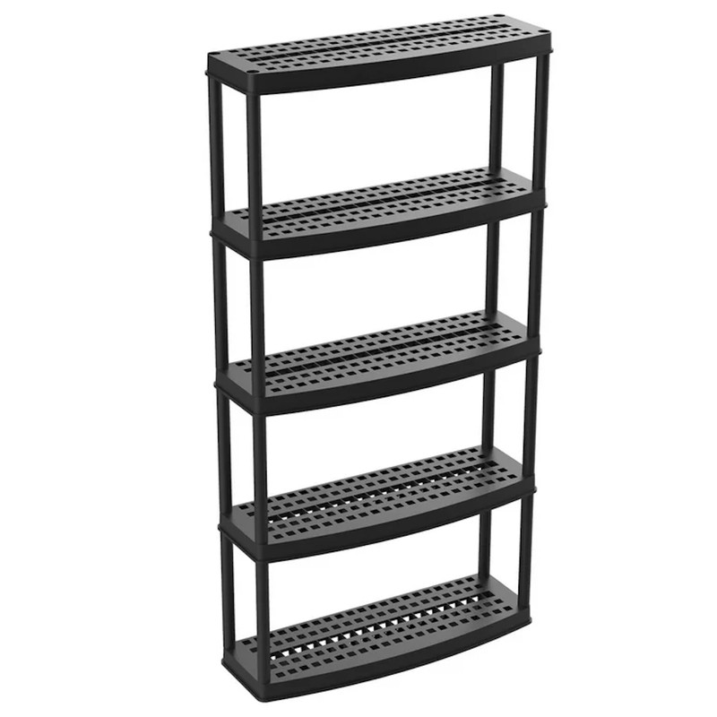 Estante Organizador 5 Niveles Modelo Pisa Color Negro Duna 