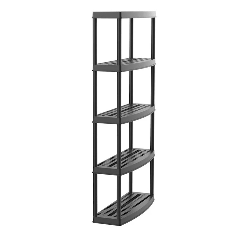 Estante Organizador 5 Niveles Modelo Pisa Color Negro Duna 