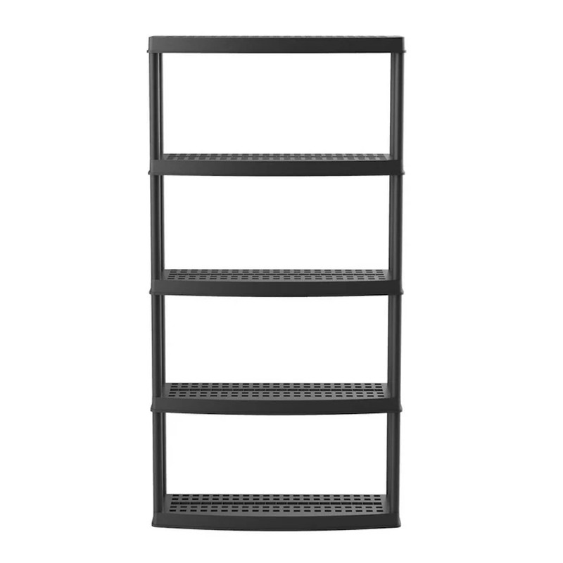 Estante Organizador 5 Niveles Modelo Pisa Color Negro Duna 