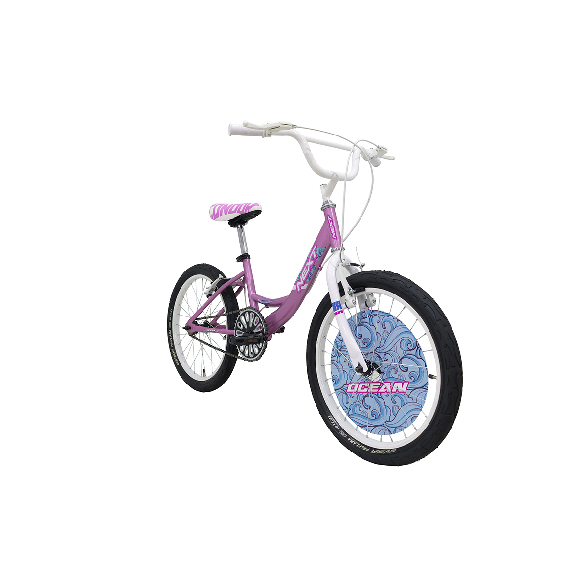 Bicicleta Veloci Next Ocean Rodada 20 Rosa Infantil