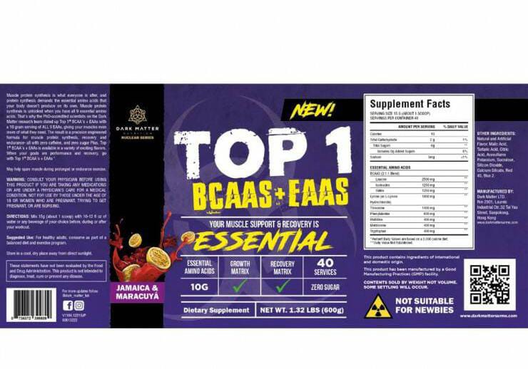Aminoacidos Top 1 Bcaas + Eaas 40 serv Kiwi 