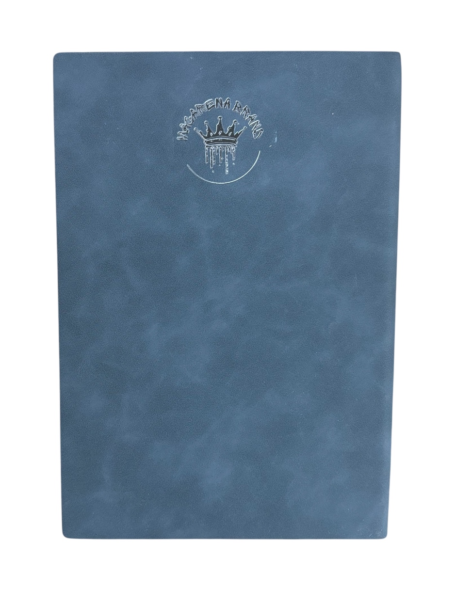 Libreta de boceto para dibujar A4 color azul marino, 100 hojas blancas, Ave Fénix