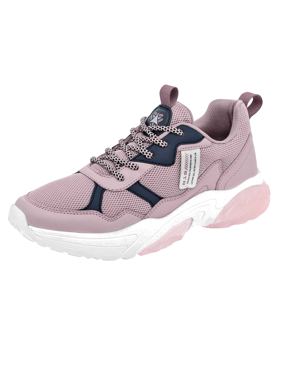 tenis mujer casual color rosa