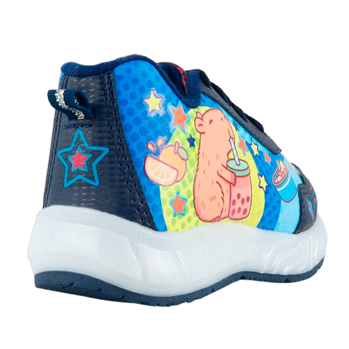 Tenis Capibara Carpicho Niño Deportivo Moda Luces Leds Cómodos 833-AM