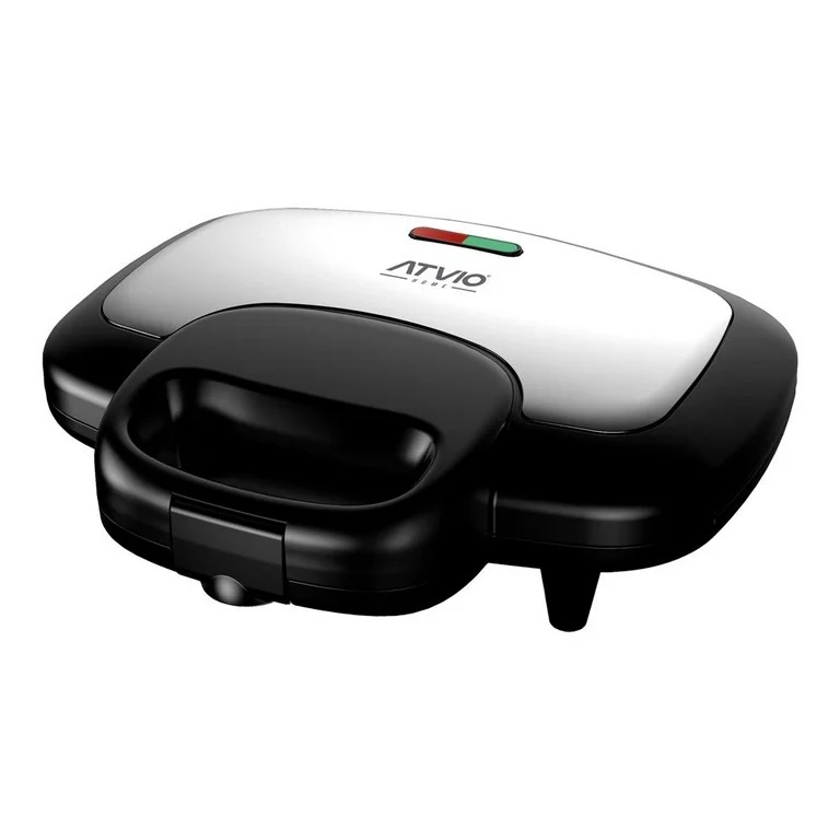 Combo de electrodomésticos Atvio 4 piezas licuadora,cafetera,extractor y sandwichera negro con plata