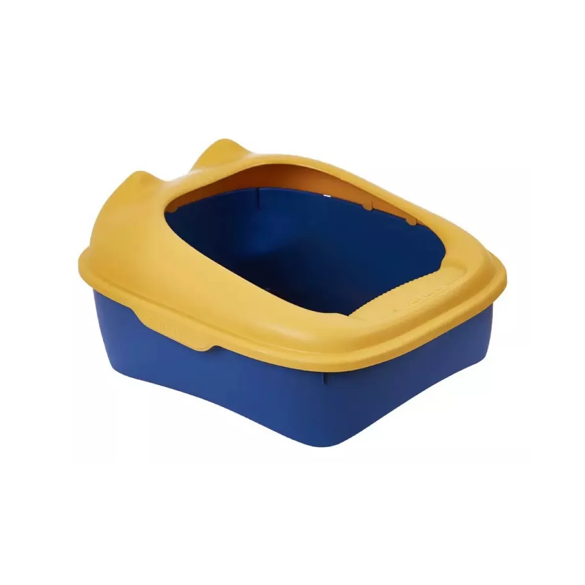 Arenero Antisalpicaduras Con Recogedor  Media Azul, Amarillo
