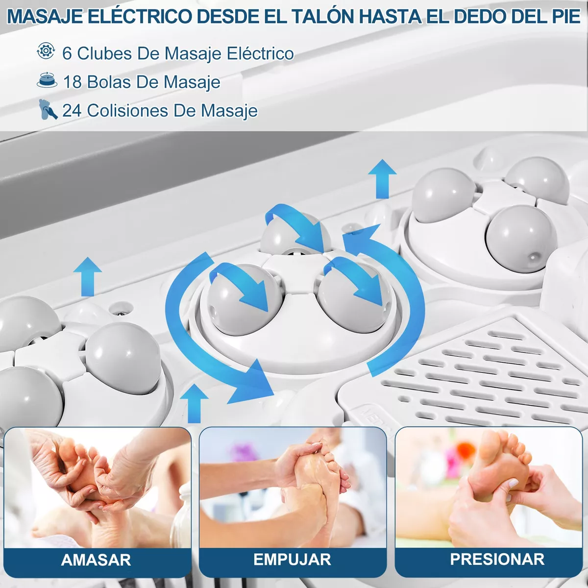Spa De Pedicura Tina Para Pies Masajeador Eléctrico